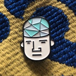 Brainiac Geometric Pin